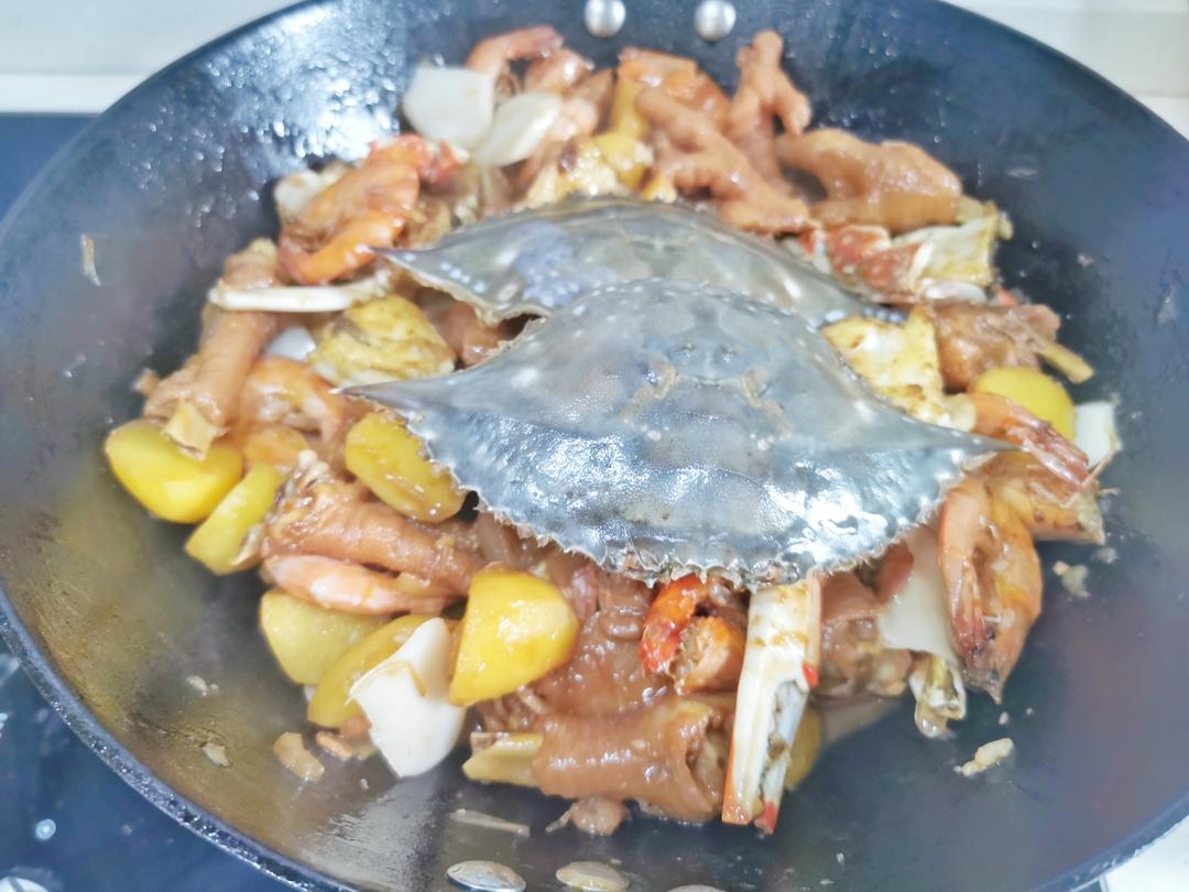 酱汁浓郁❗️❗️肉蟹煲的做法 步骤6