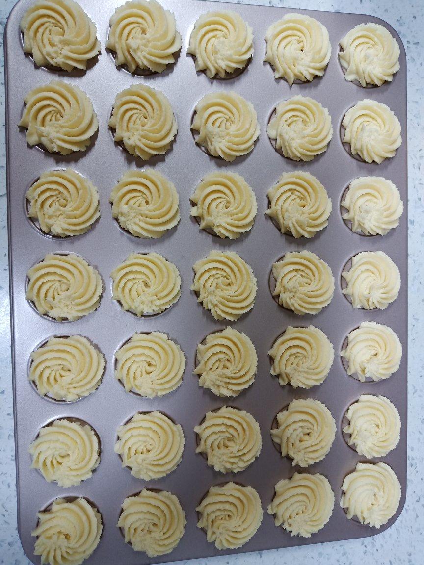 零失败花纹超级立体的黄油曲奇