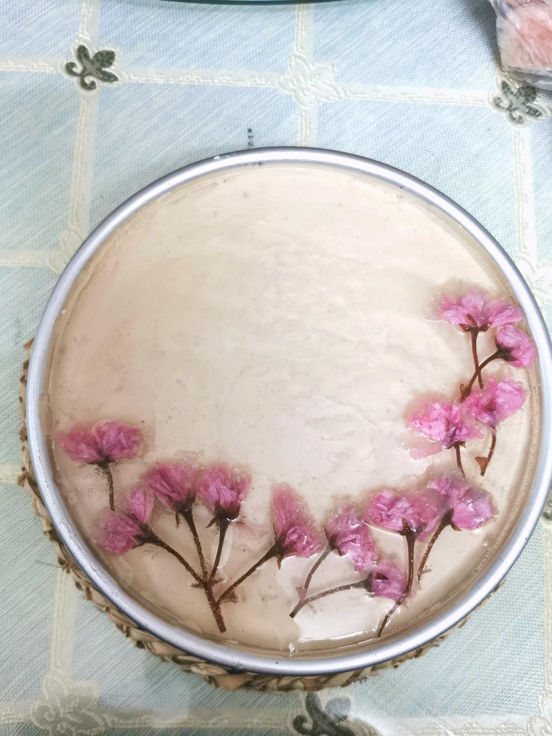 春日樱花酸奶蛋糕