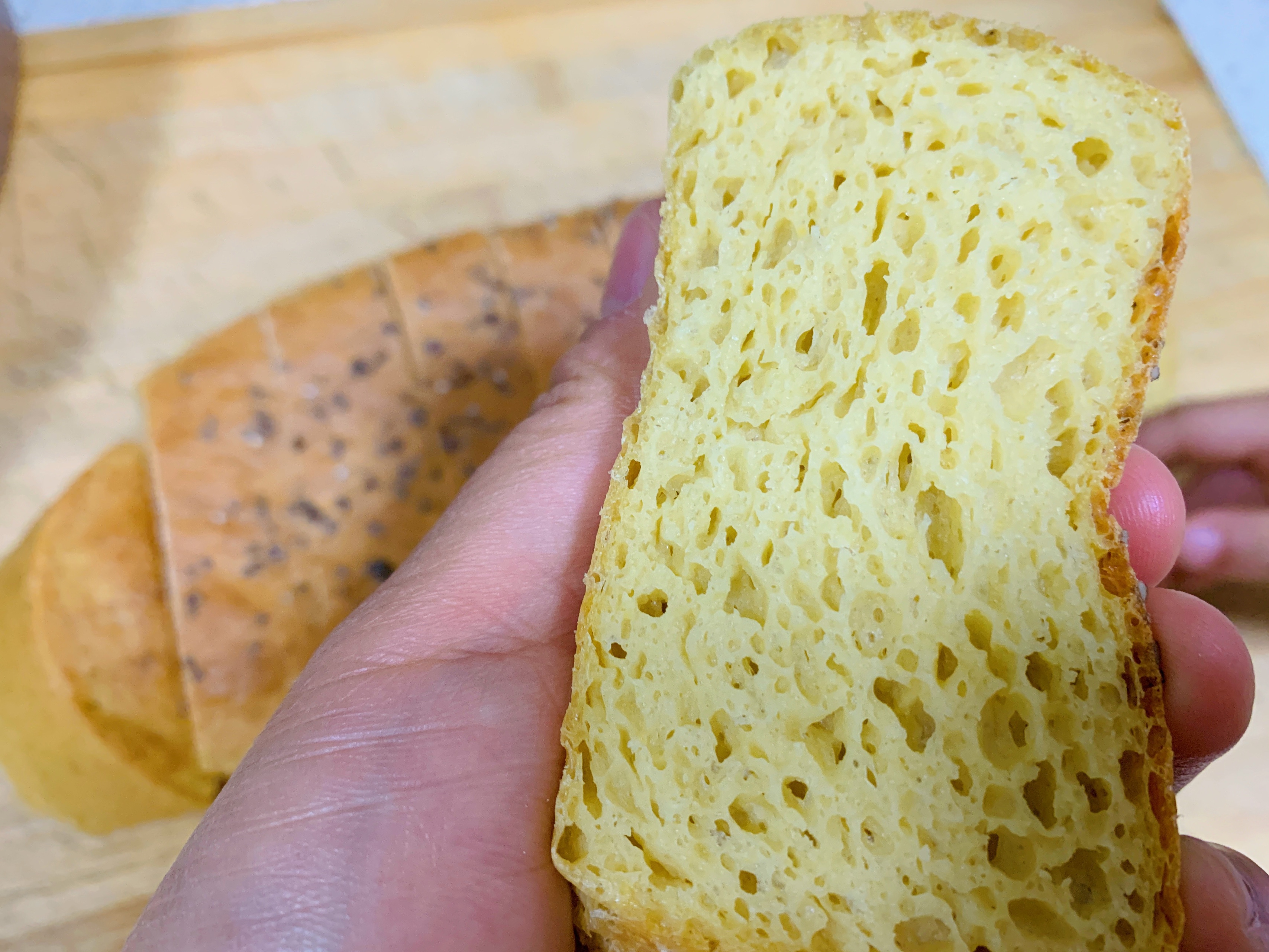 无糖无油玉米轻态面包（免揉面）的做法 步骤13