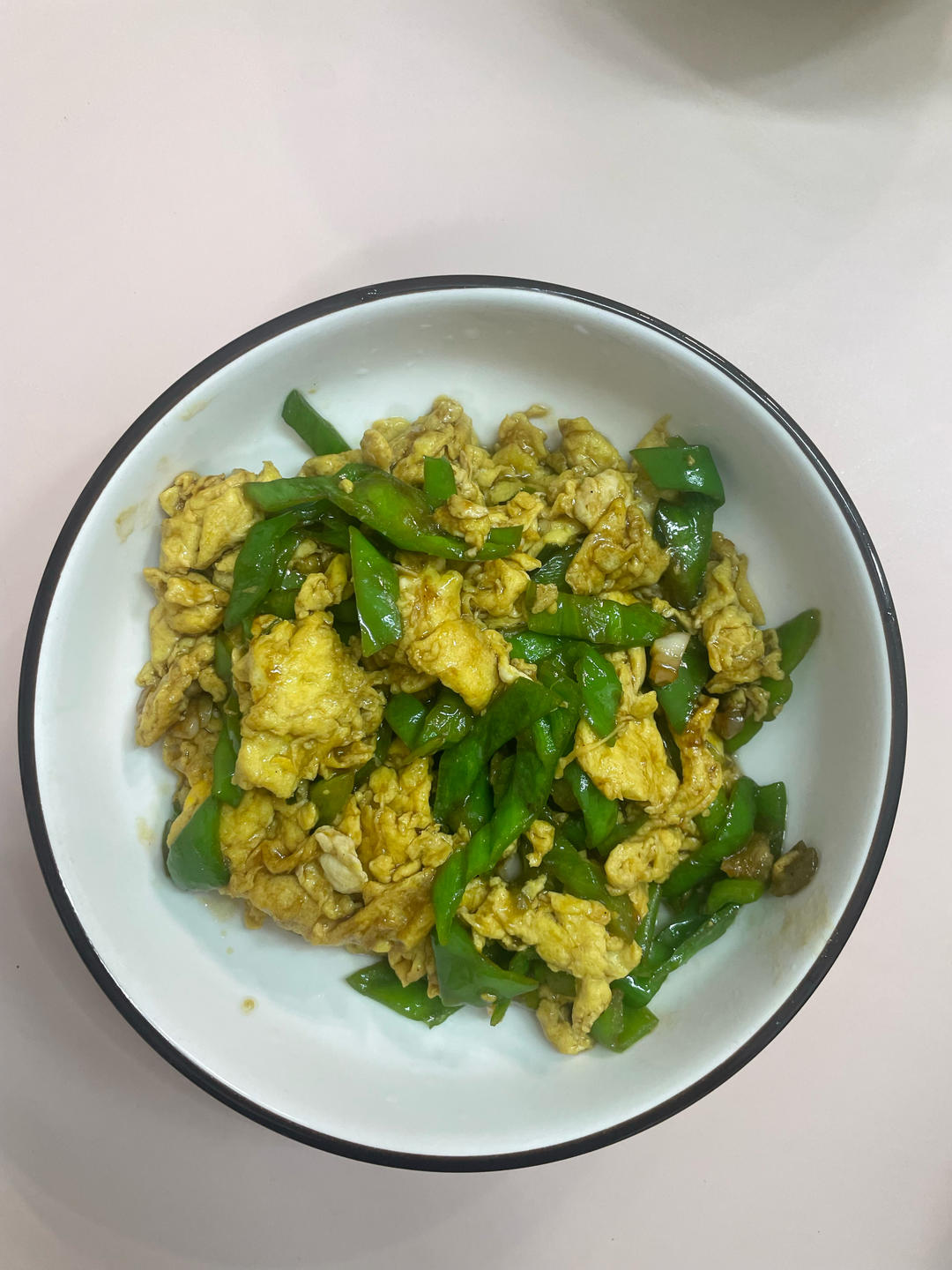 超级下饭青椒炒鸡蛋