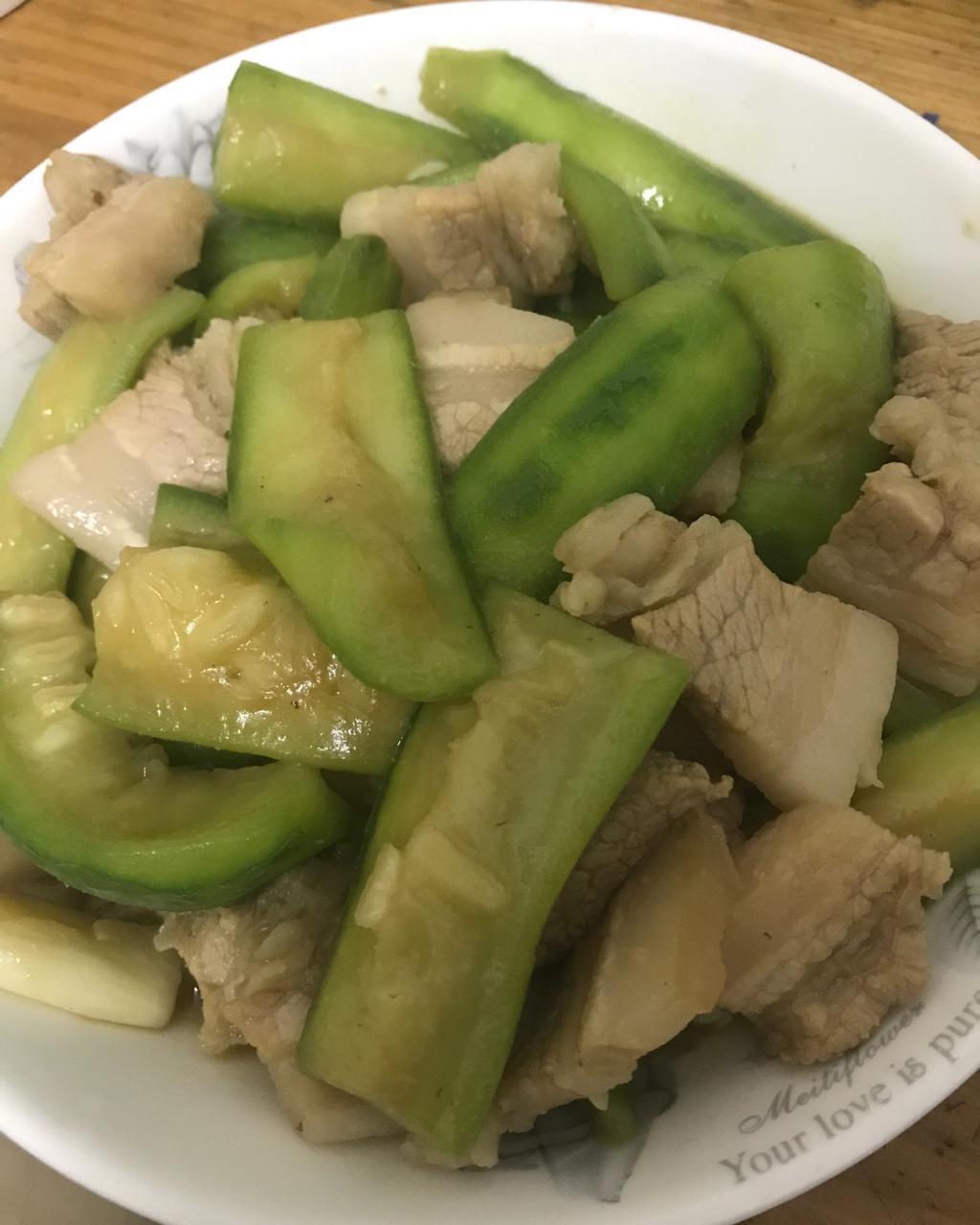 丝瓜炒肉