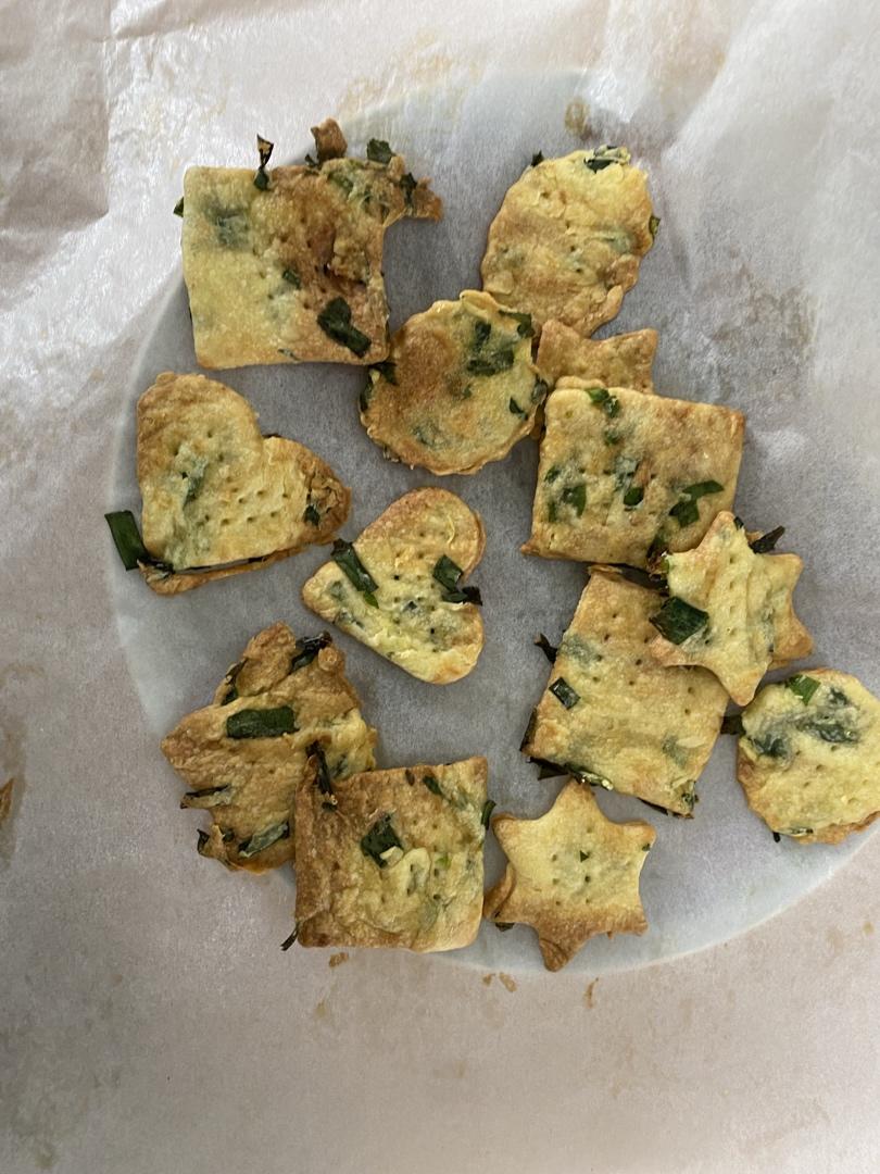 无糖少油咸香葱油饼——不喜甜食宝爸的最爱&葱香小苏(梳)打饼干