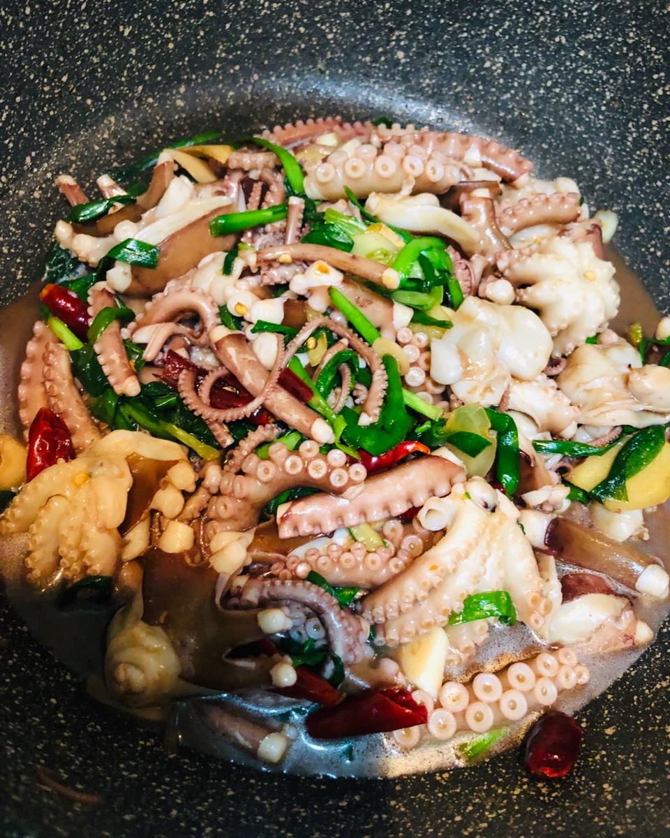 辣炒章鱼