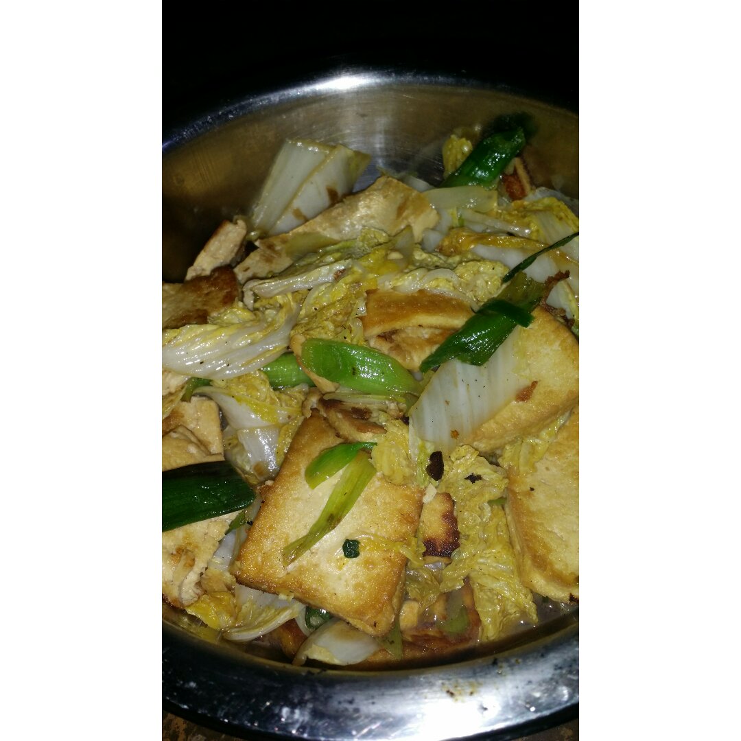 豆腐炖白菜