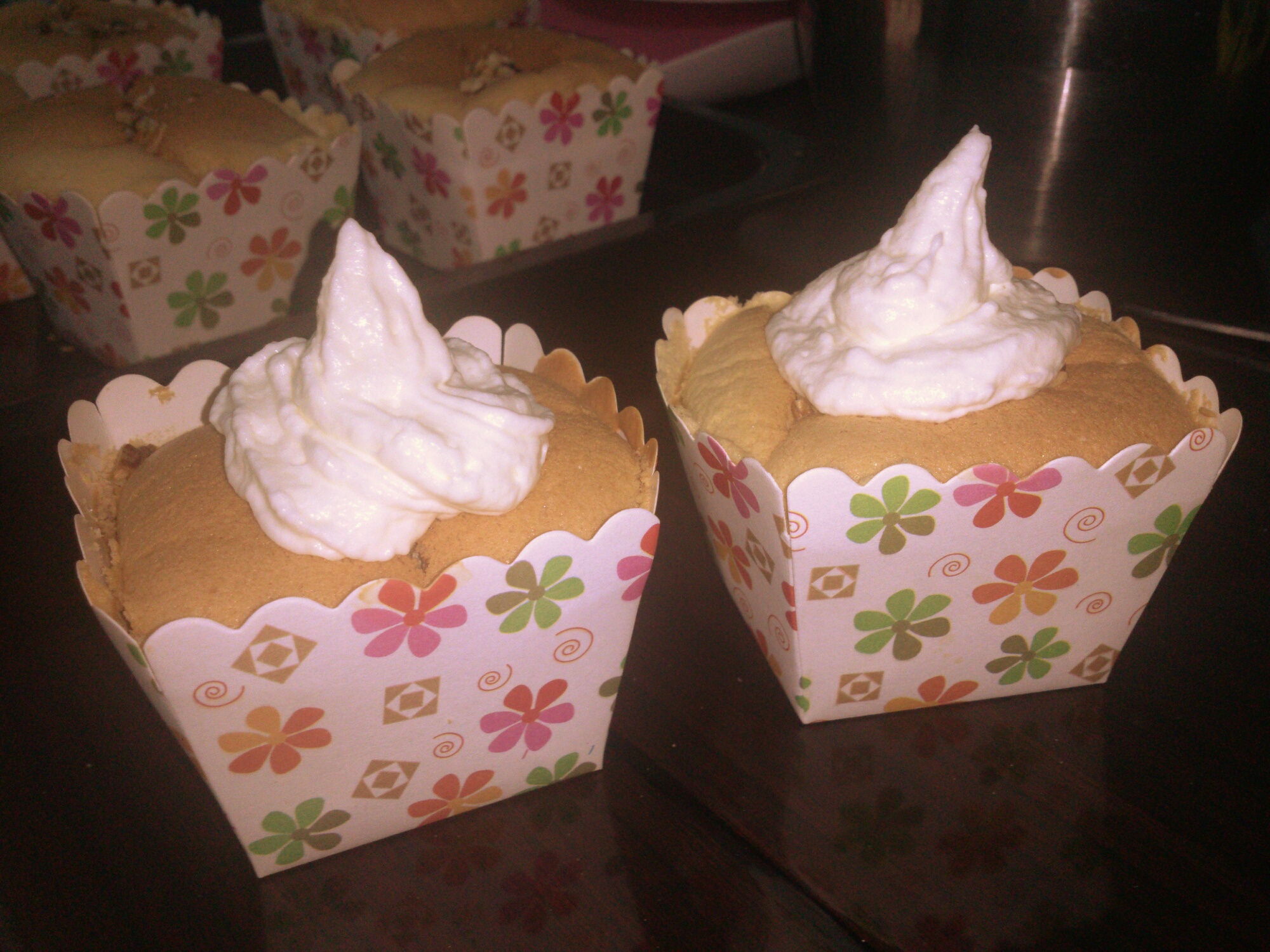 奶油戚风杯子蛋糕