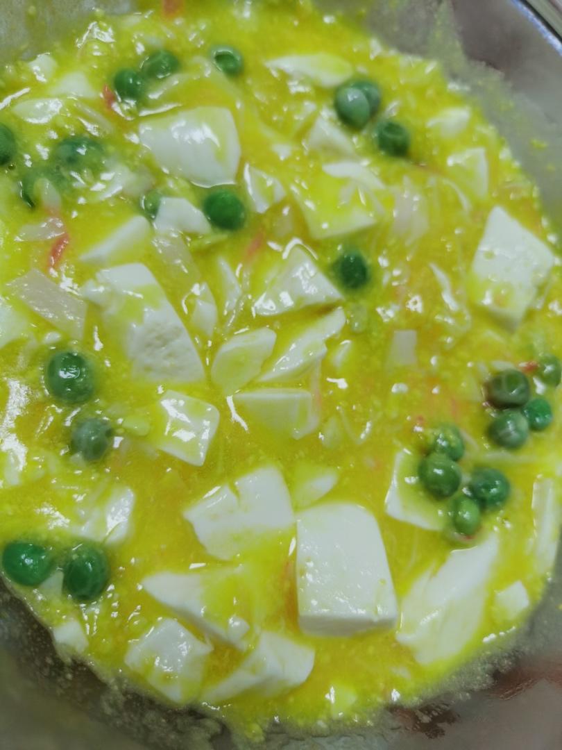 蟹黄豆腐（咸蛋黄版）
