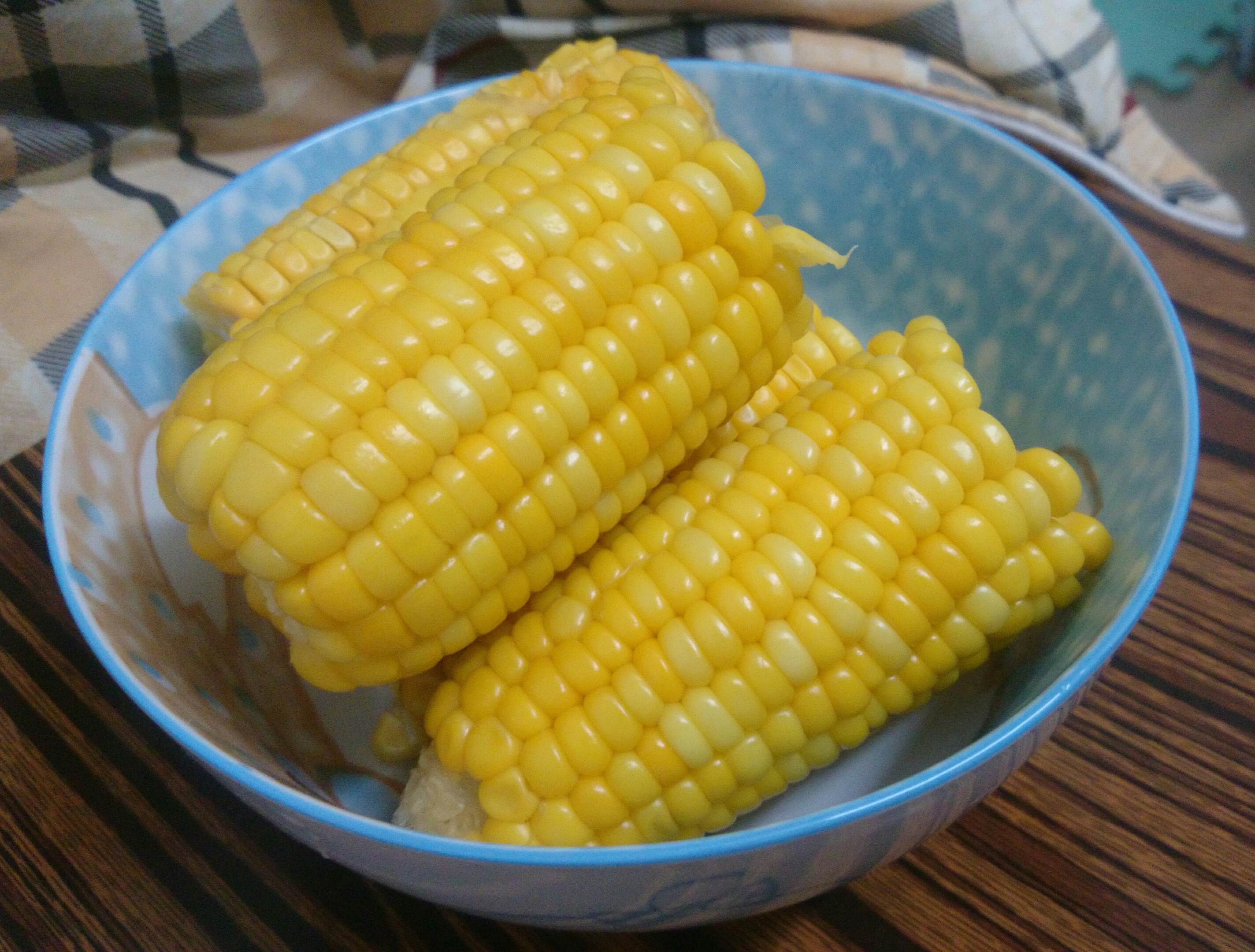 槎斯基做的煮玉米