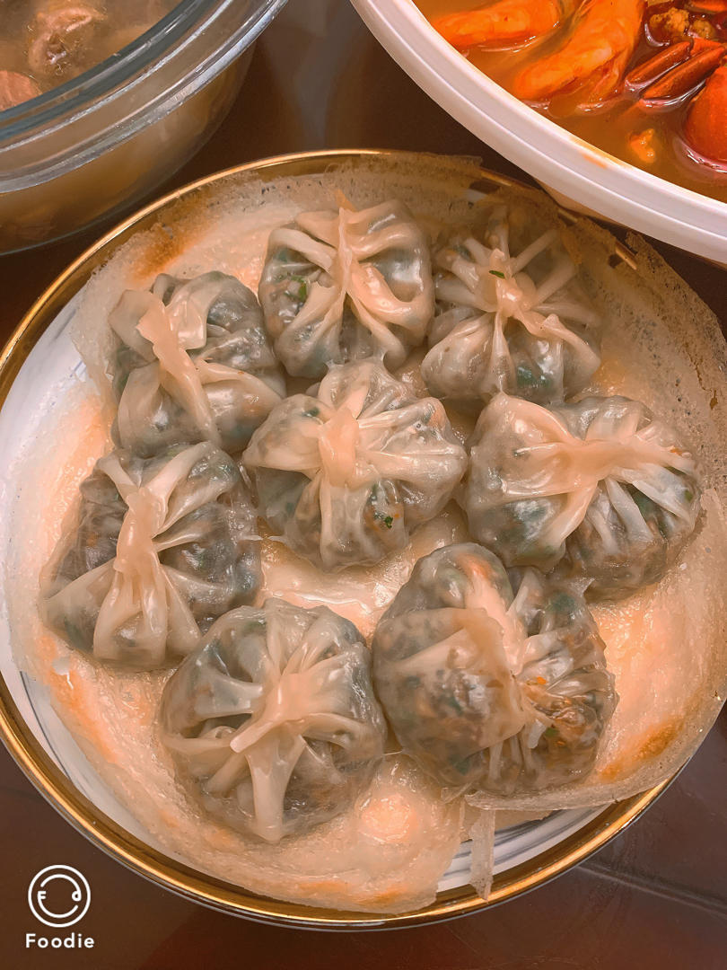 ㊙️无需揉面，一学就会的韭菜三鲜生煎包！