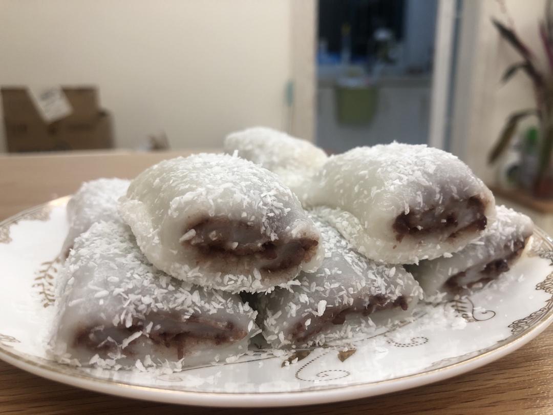 糯米豆沙卷