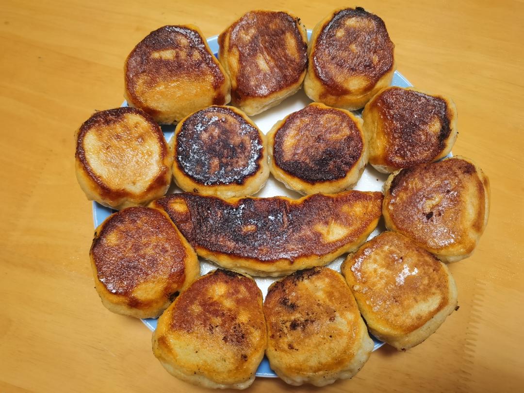 妈妈教做低油脆底水煎包