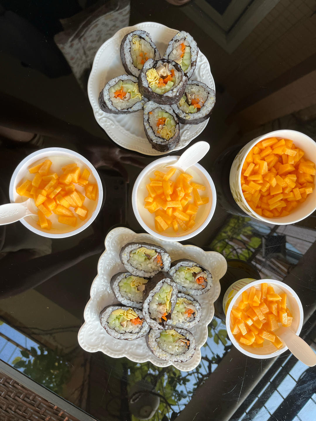 高颜值的紫菜包饭