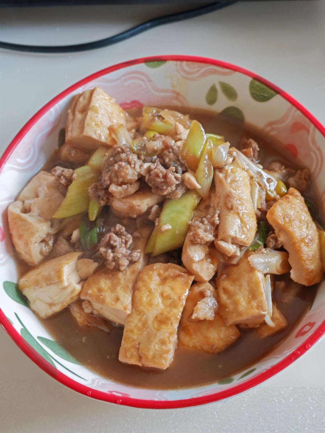家常葱烧豆腐
