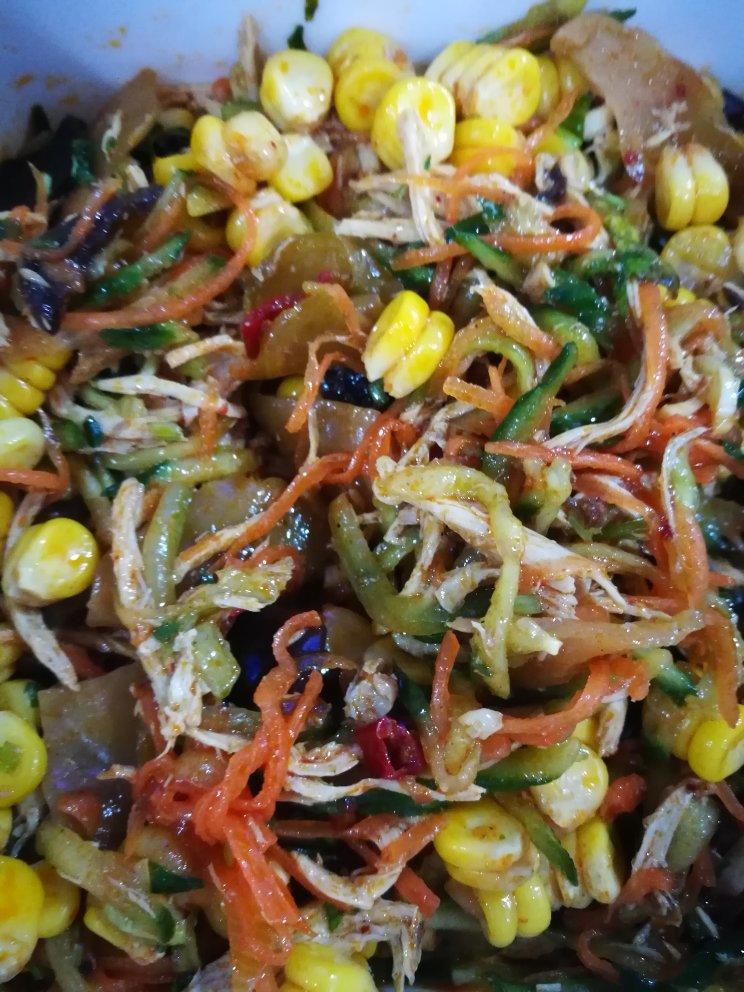 减脂健身｜凉拌手撕鸡丝（香辣&麻油版）