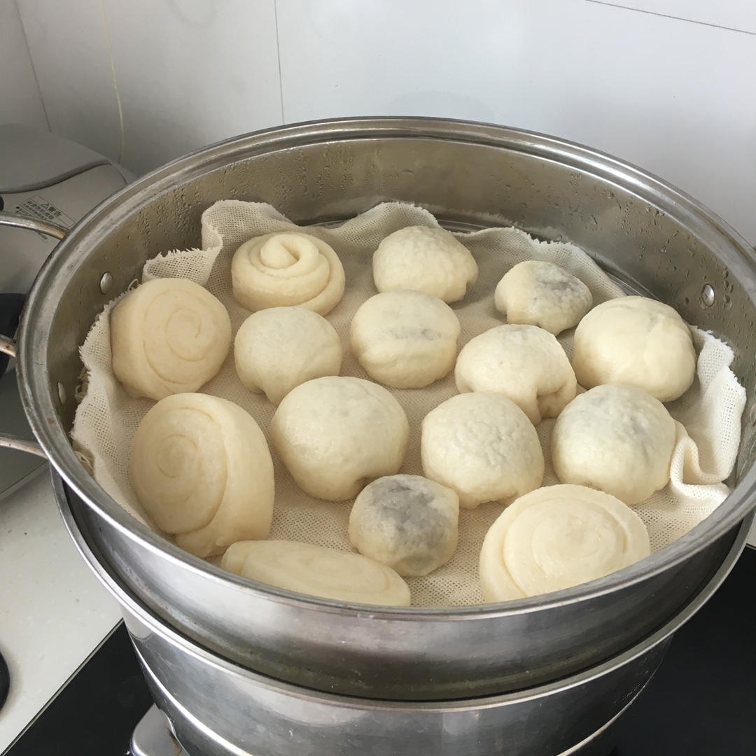 豆包儿(自制红豆馅) 豆沙包，附超级简单红豆馅制作过程