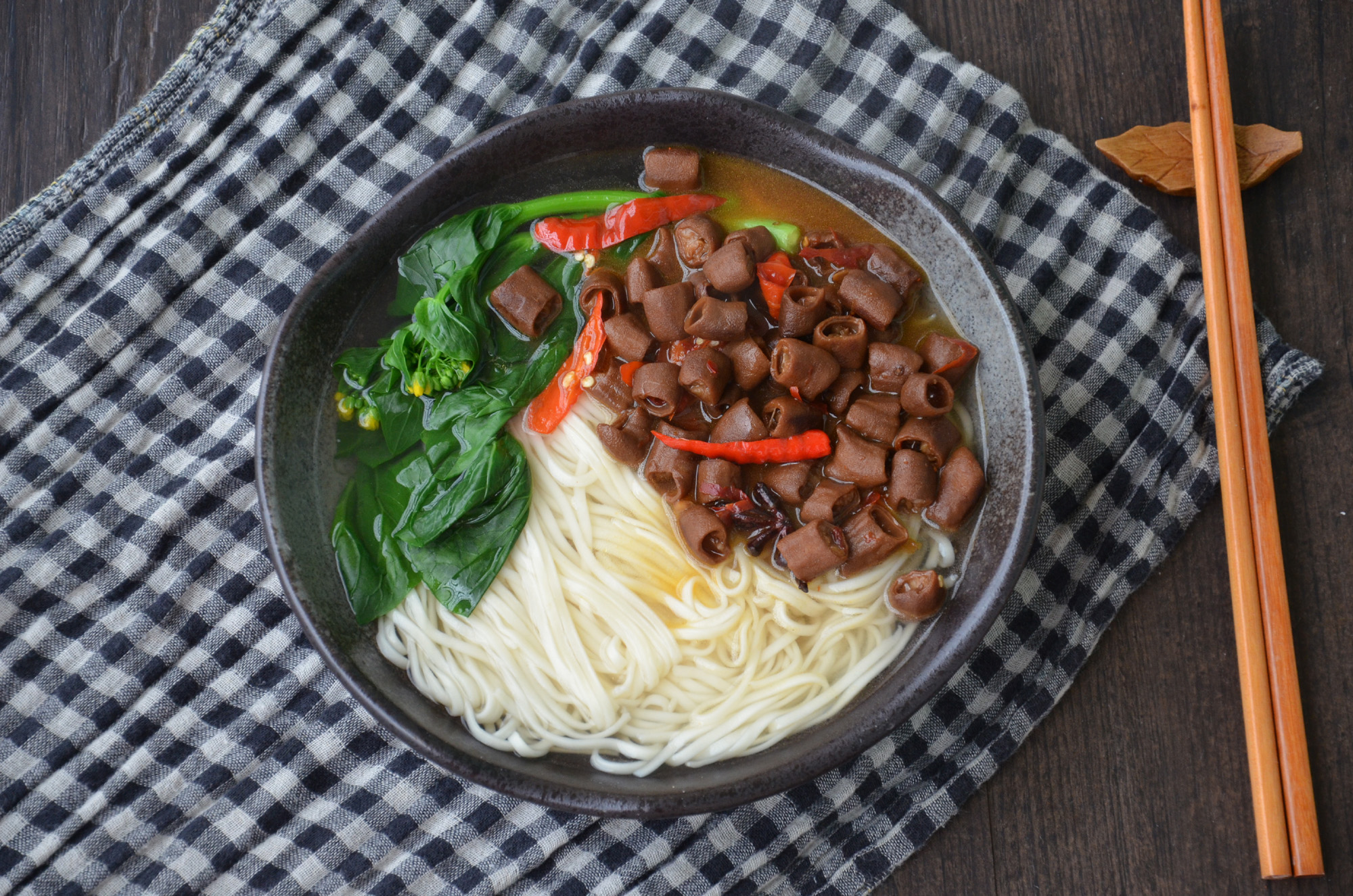 饕姑娘做的大肠浇头面