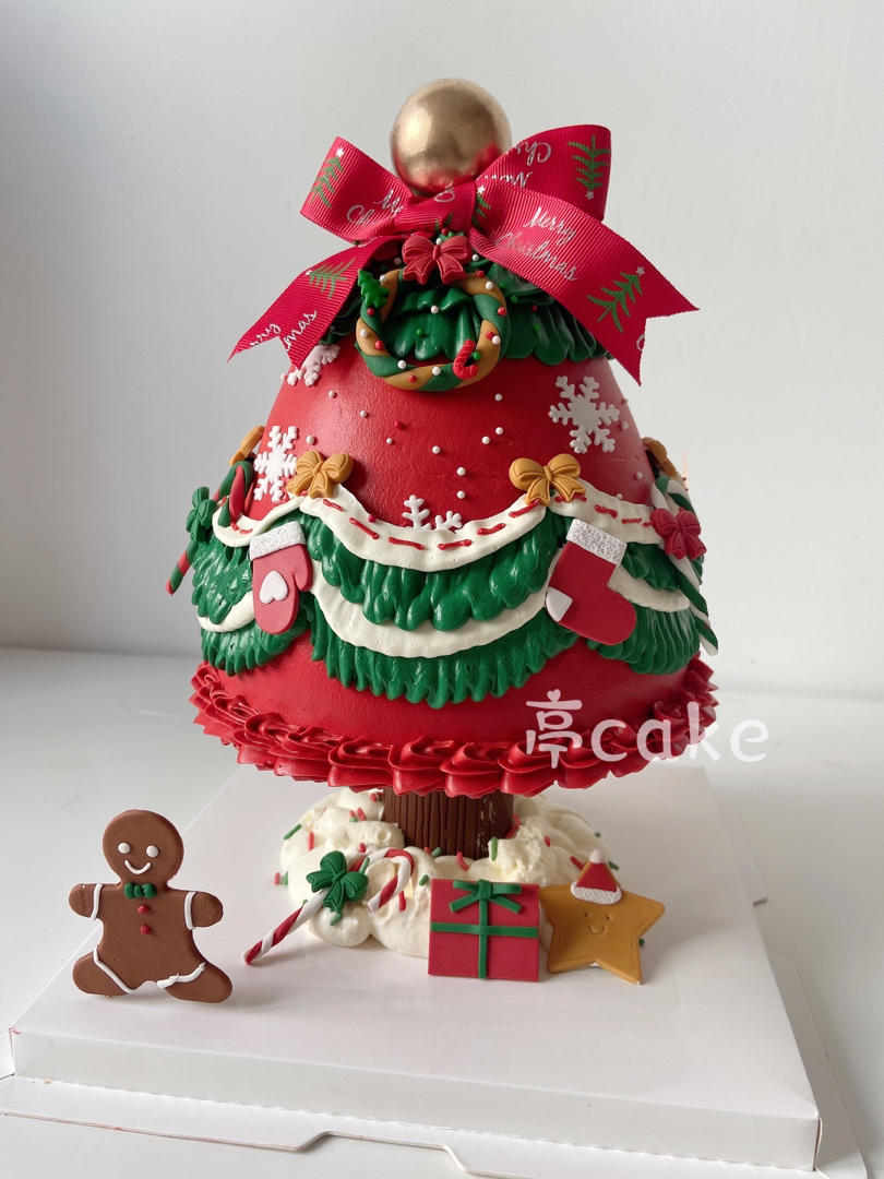 小红书上火爆的私房接单利器-复古风许愿树蛋糕教程来啦~