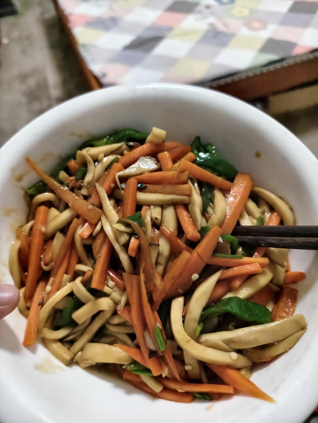 小炒杏鲍菇