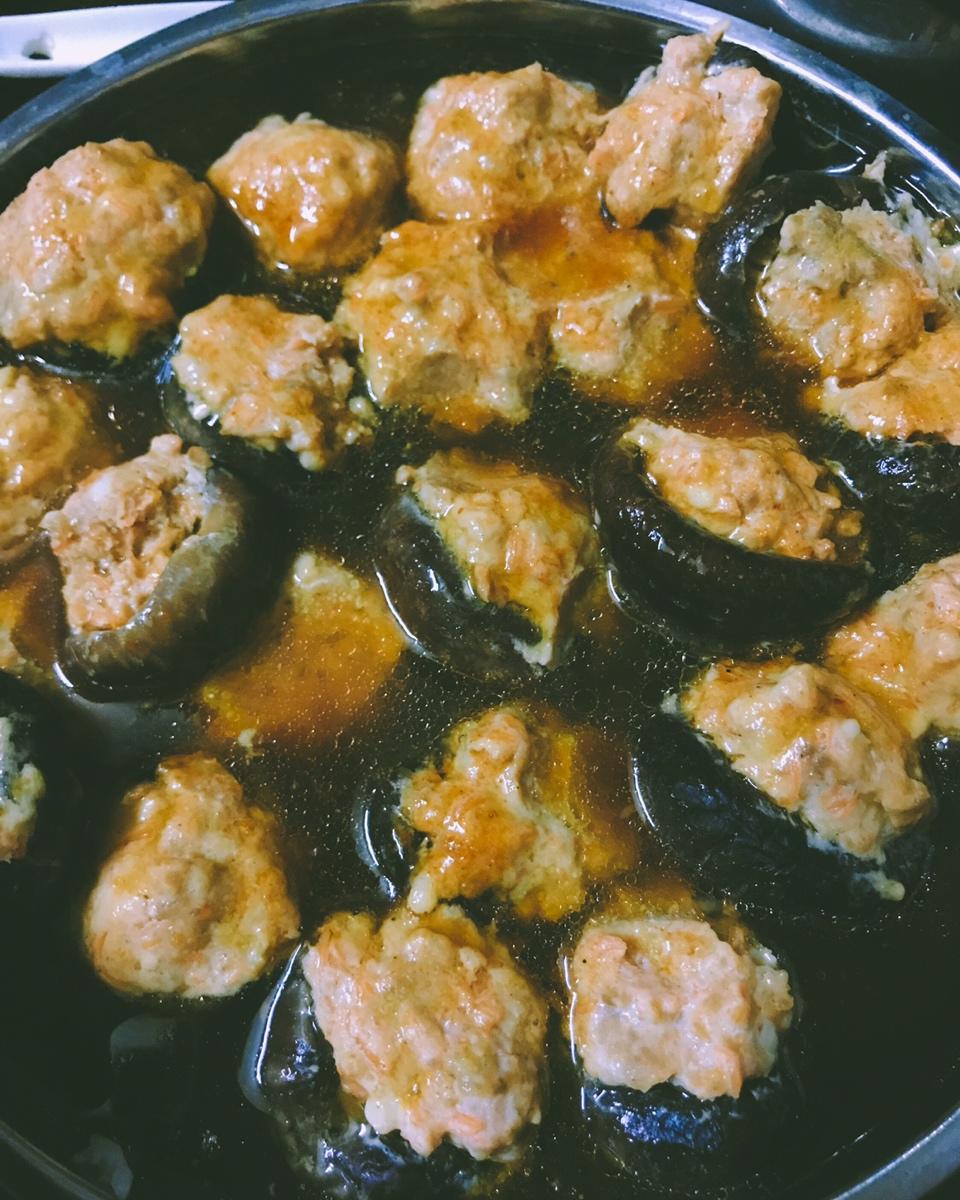 豆腐肉末酿香菇