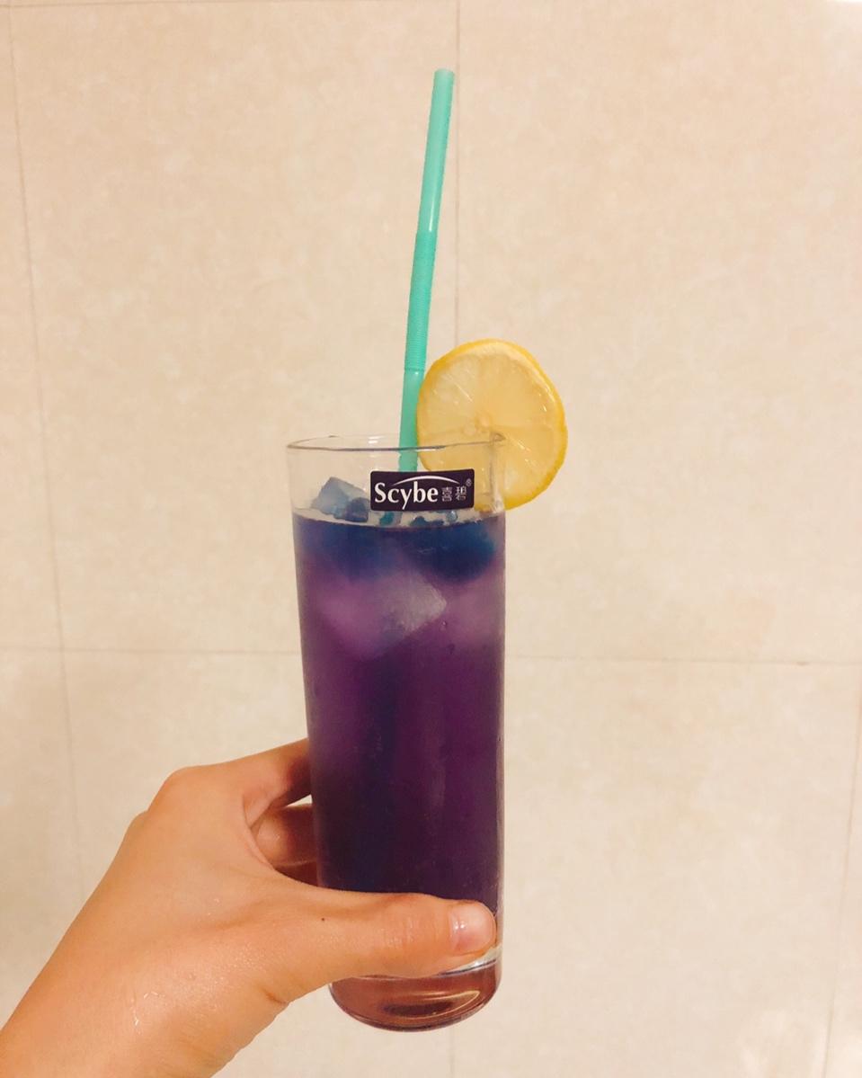 超梦幻蝶豆花星空饮料，我想把银河系送给你