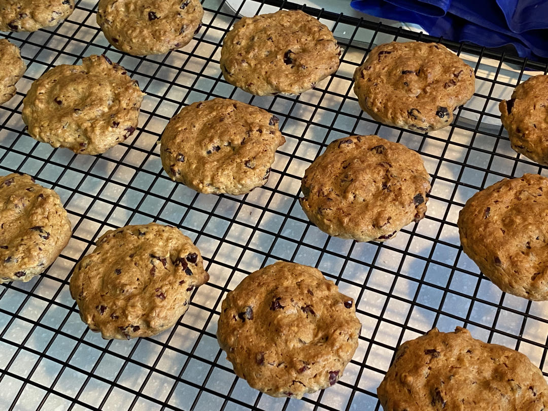 健康燕麦香蕉无花果软曲奇