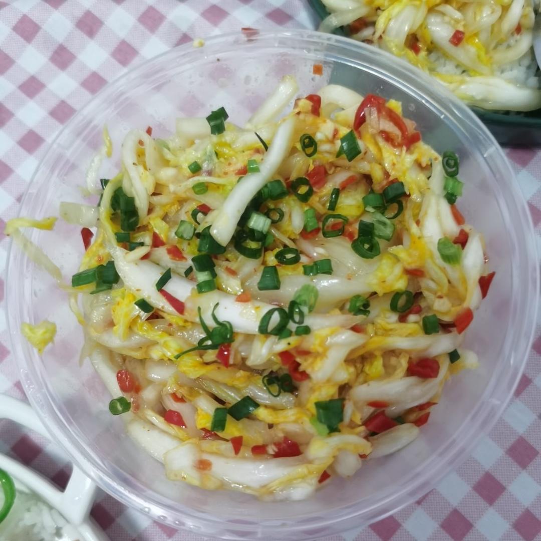 凉拌娃娃菜