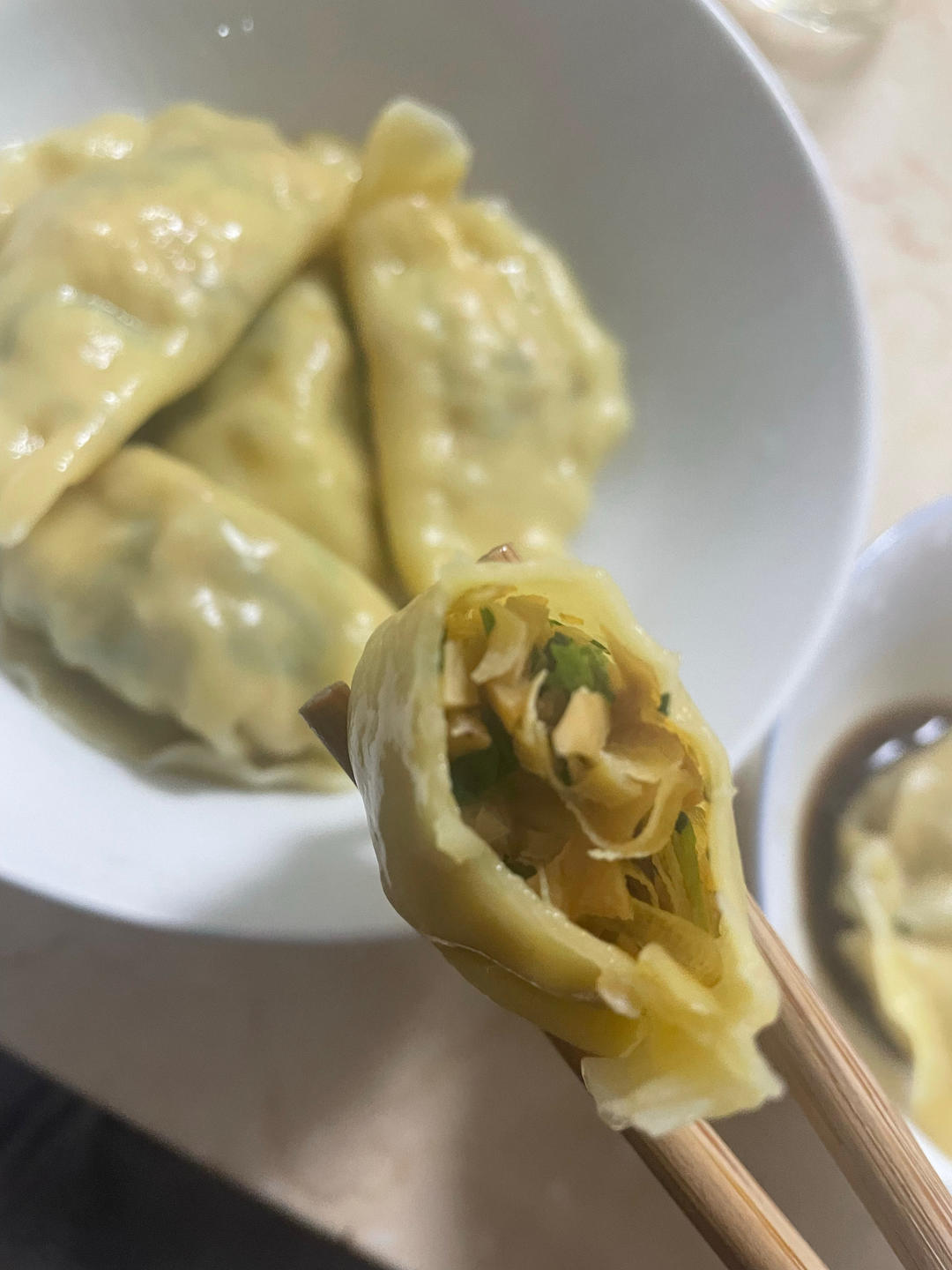 寻味春天的味道！春笋荠菜饺子