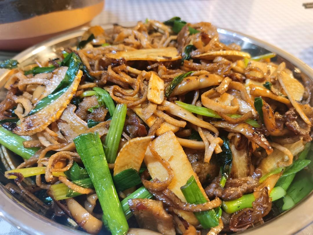 客家美食—冬笋炒鱿鱼