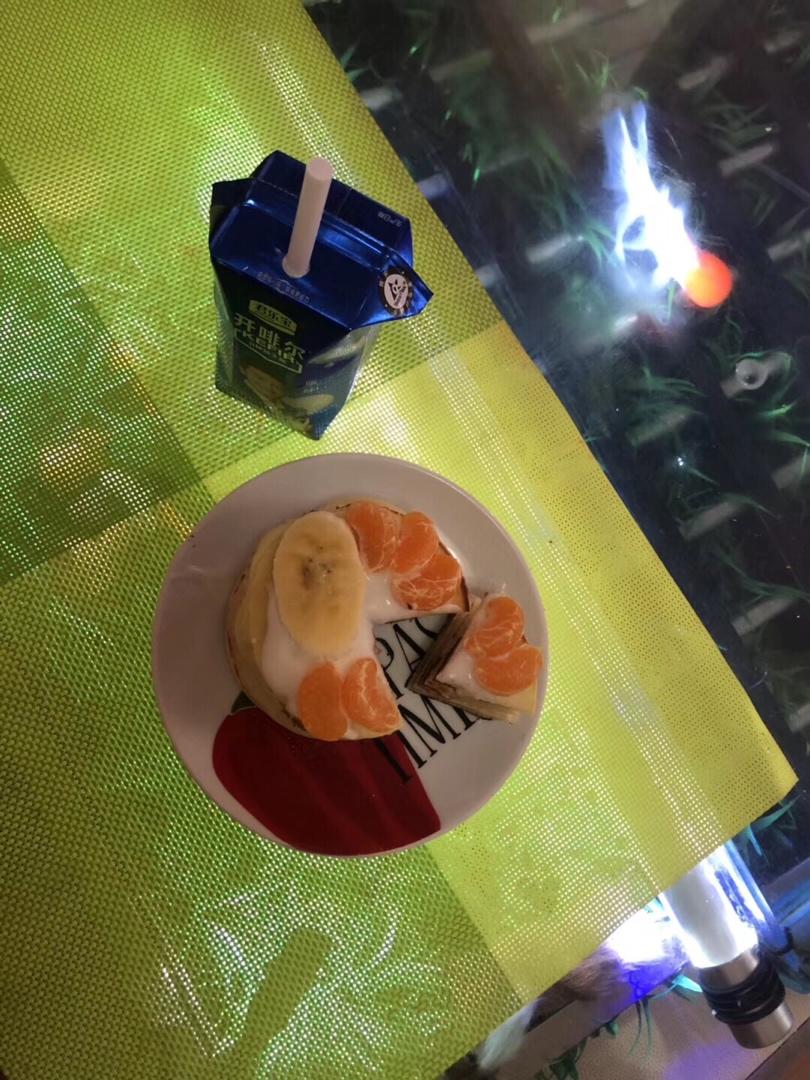 无油无糖香蕉松饼