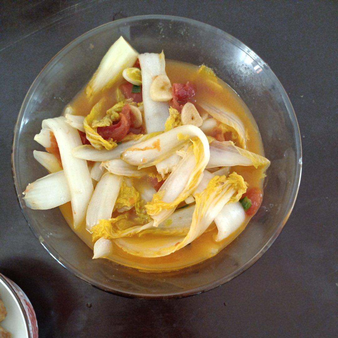 西红柿炒白菜
