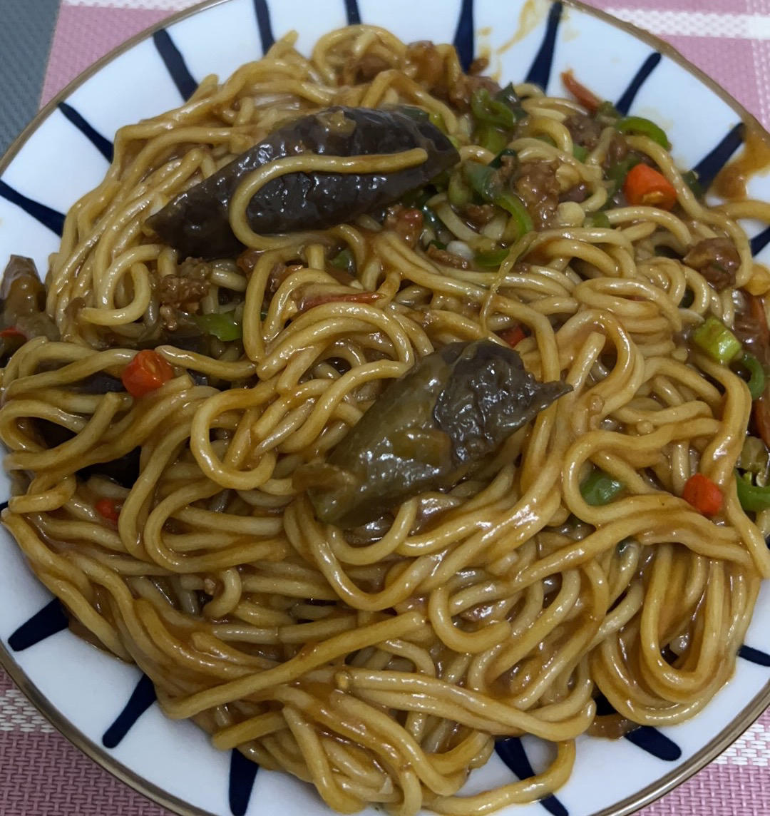 茄子焖面