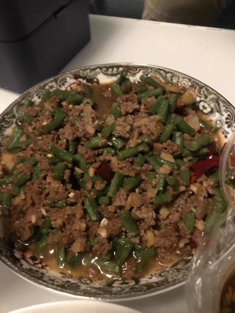 懒人超下饭豇豆肉沫