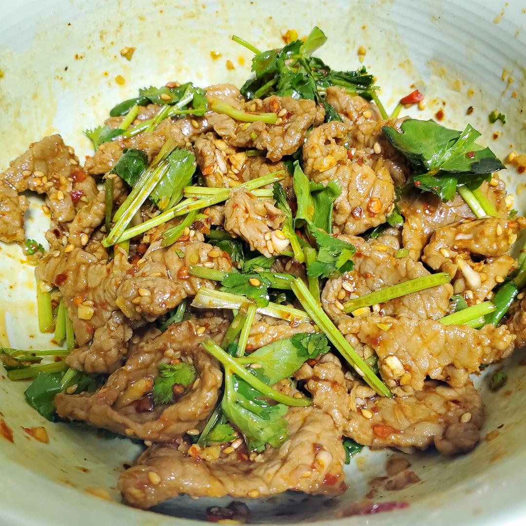丈母娘吃了都夸的凉拌香菜牛肉
