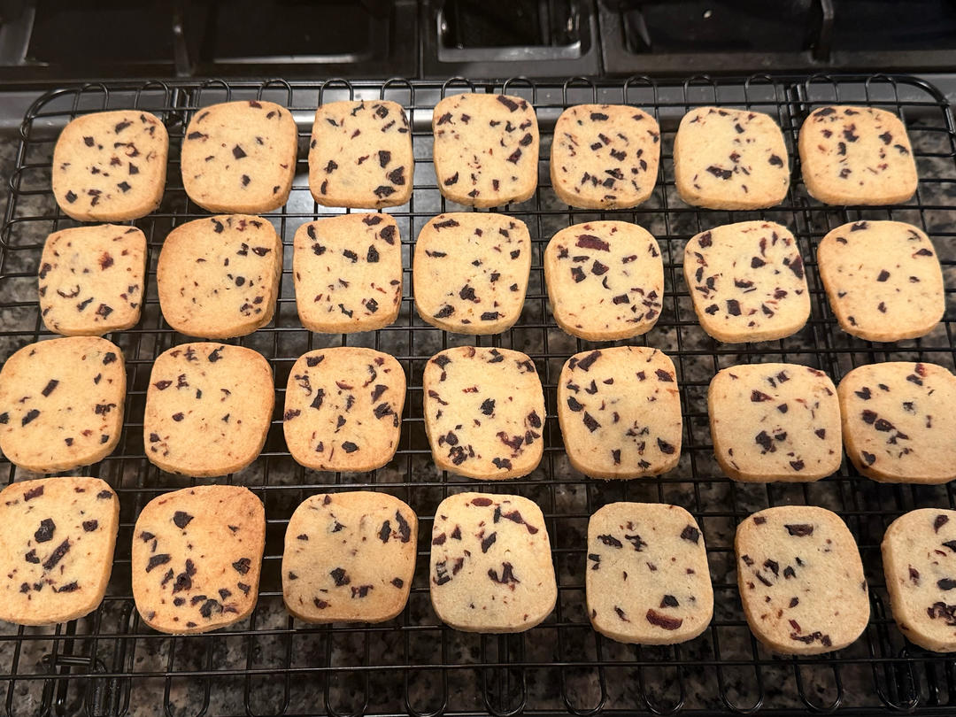 奶香浓郁酸甜酥脆的蔓越莓黄油曲奇