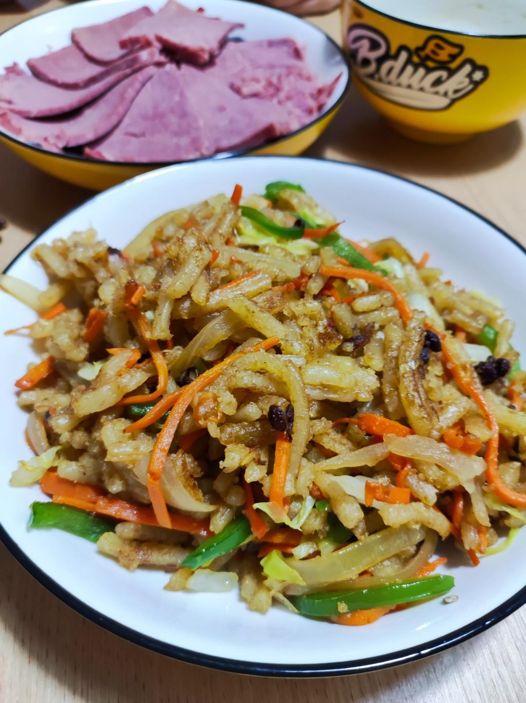 陕西私房炒饼[内附饼丝做法]