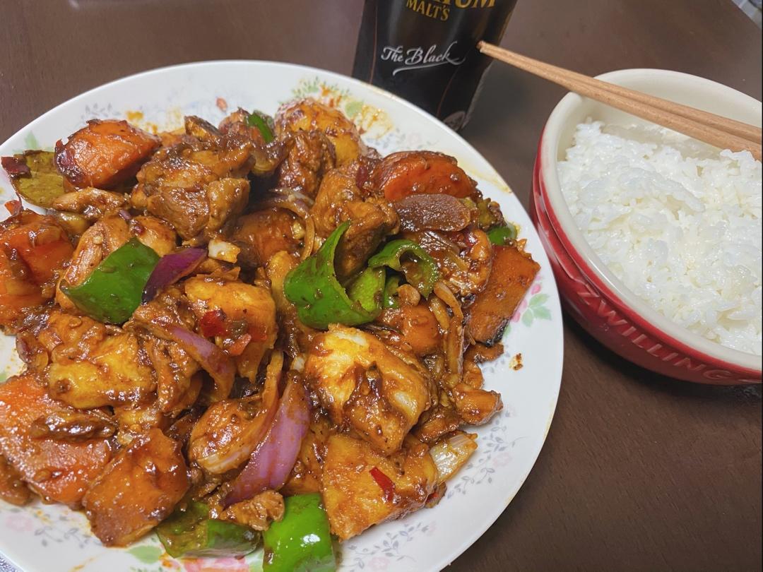 大盘鸡🐔                                 每一步都超仔细