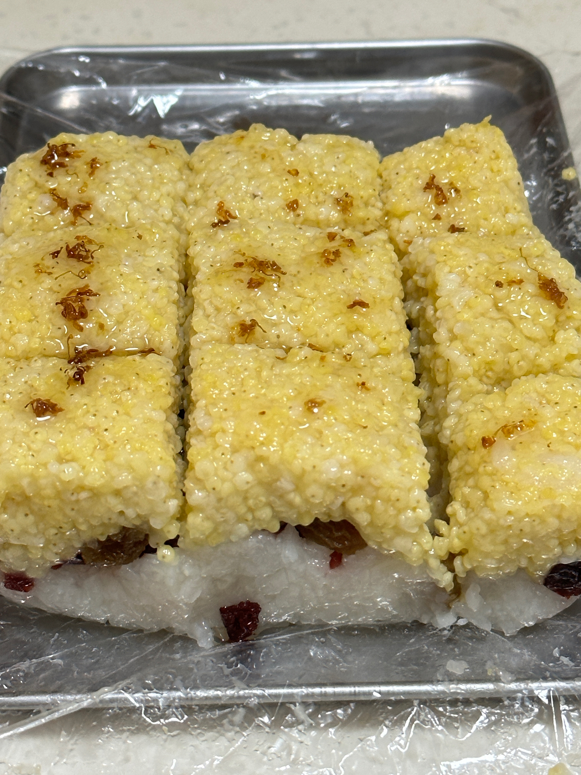 最最最简单版~西贝莜面村的黄米凉糕