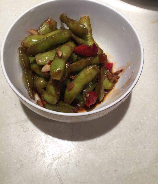 夏日爽口凉拌毛豆