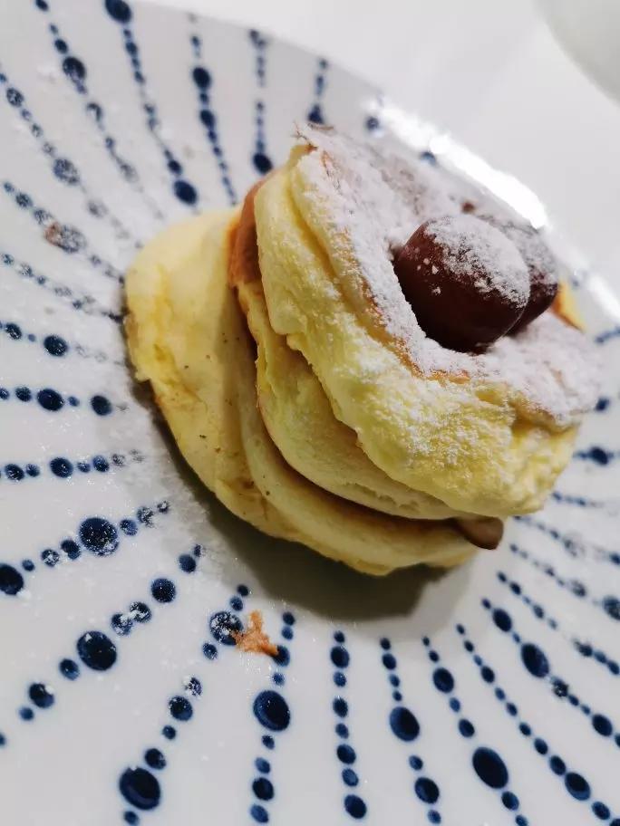 不用烤箱 15分钟无油低糖的舒芙蕾蛋糕松饼 🥞 蓬松绵软