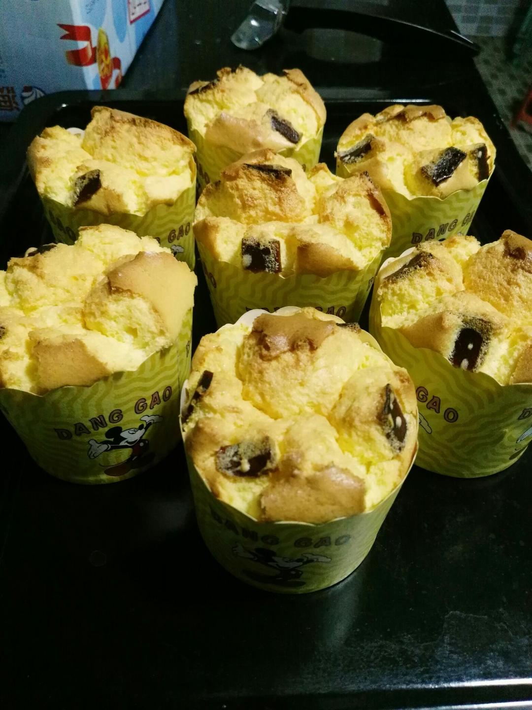 棉花纸杯蛋糕