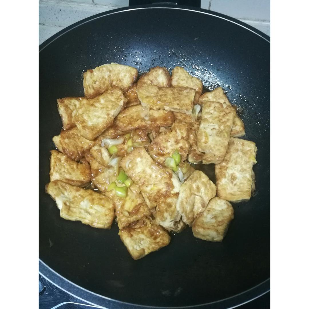 蚝油嫩豆腐