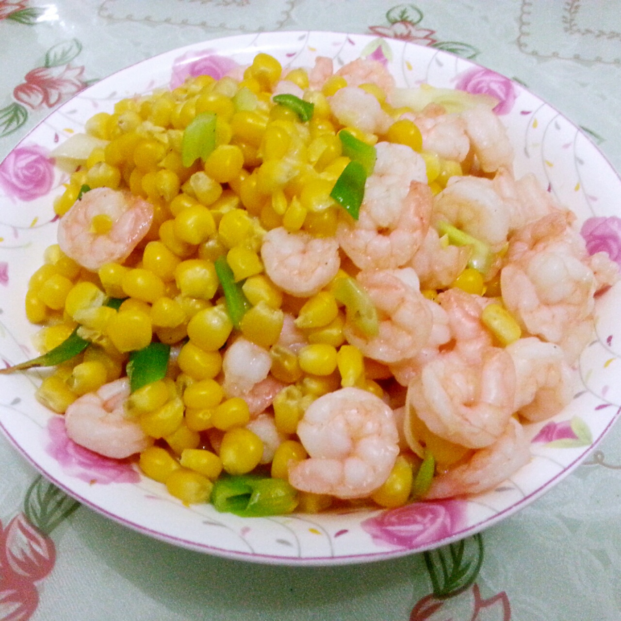 虾仁玉米