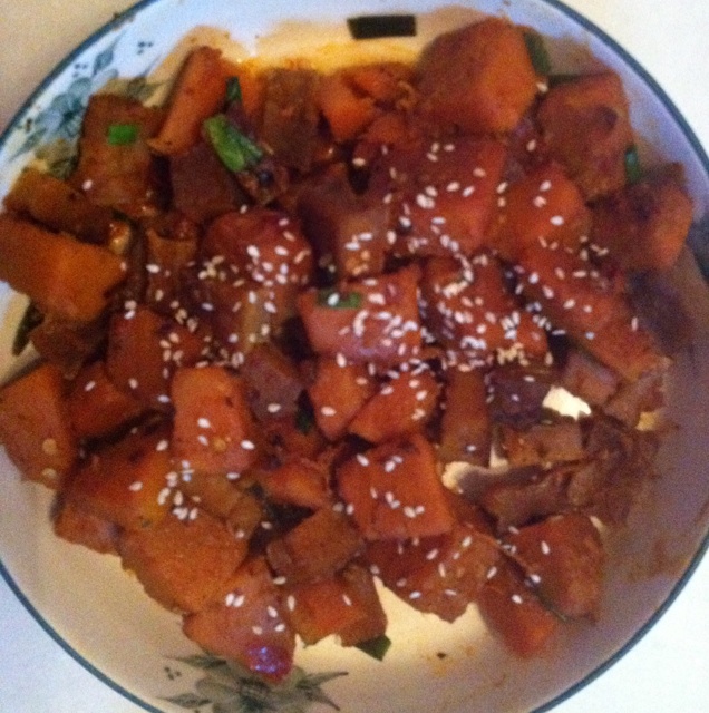 老干妈南瓜烧香干