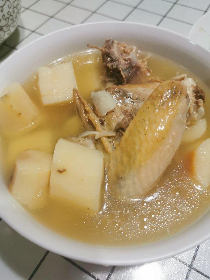板栗山药炖鸡