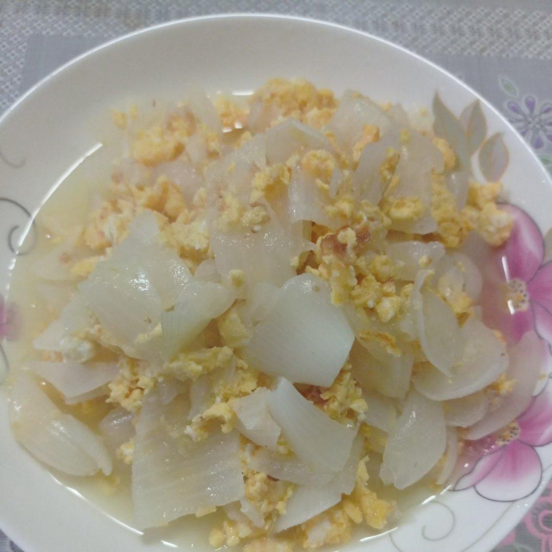 洋葱炒鸡蛋