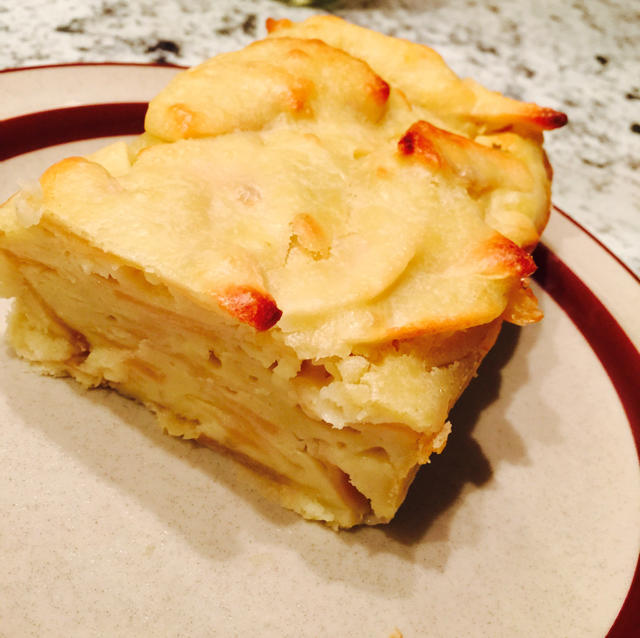 风靡法国的苹果隐形蛋糕