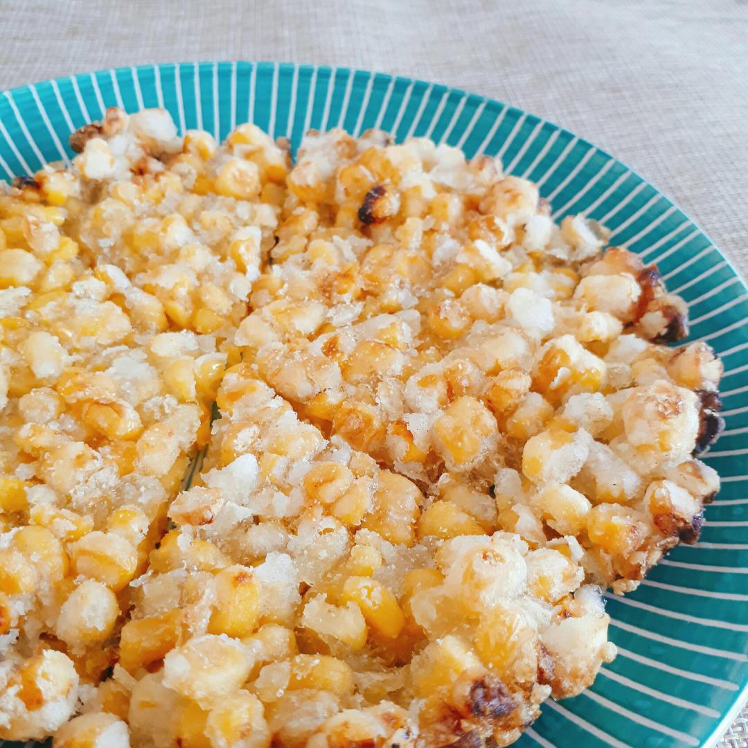 冰花玉米烙（不需要技巧百分之百成功）