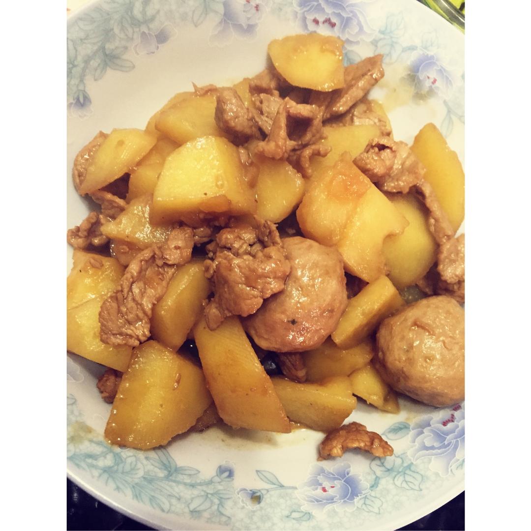 土豆烧肉