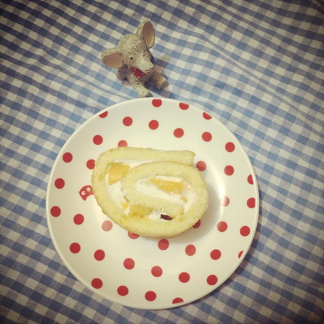 戚风奶油蛋糕卷