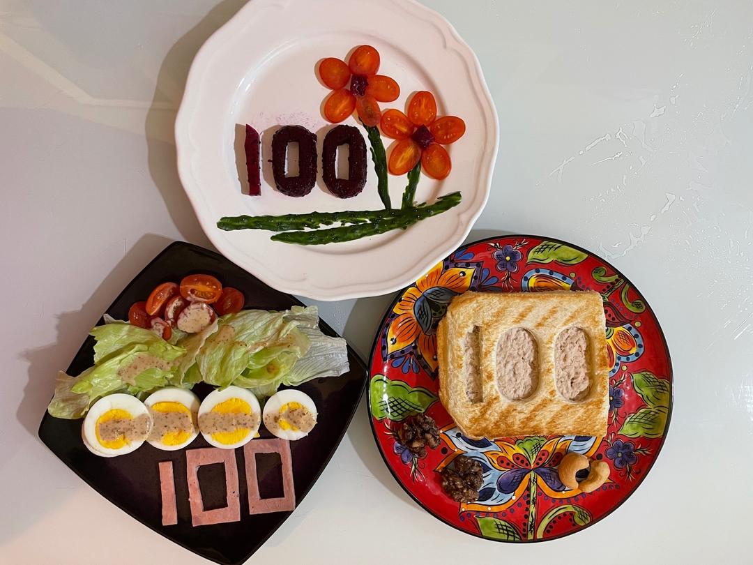 考试💯餐 摆盘